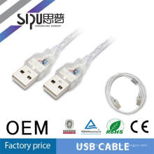 SIPU haute qualité clarté blanche usb mâle vers xlr mâle micro câble USB 2.0